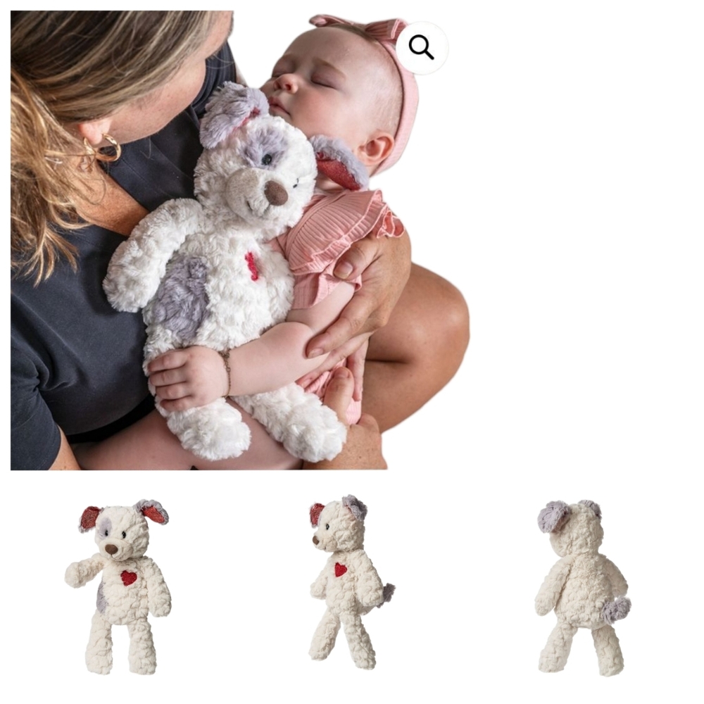 Mary Meyer Stuffed Animal Putty Beau Puppy 13″ Ultra Soft Love Heart Plu… - Picture 15 of 15